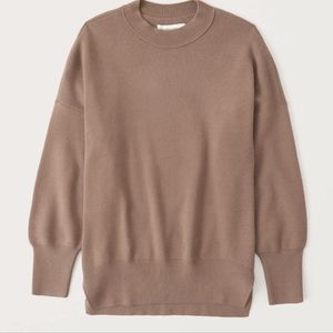 A&F LuxeLoft Oversized Legging-Friendly Crew Sweater